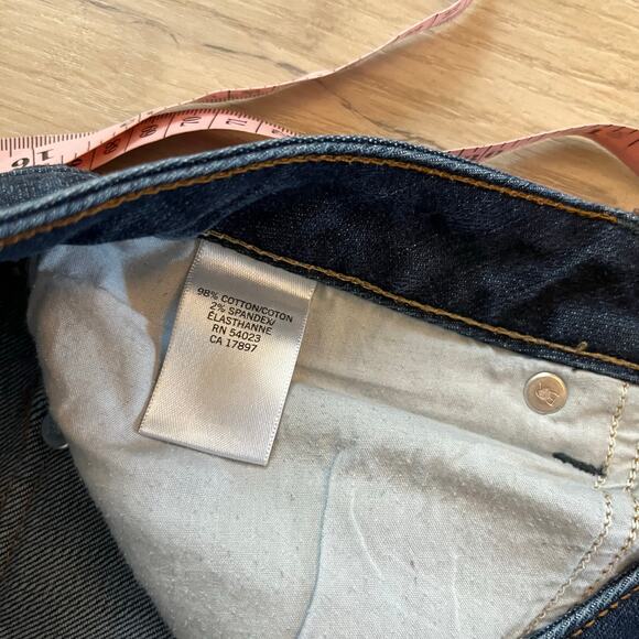 Banana Republic Women’s Dark Wash Boot Cut Jean Sz 28L - Picture 7 of 8